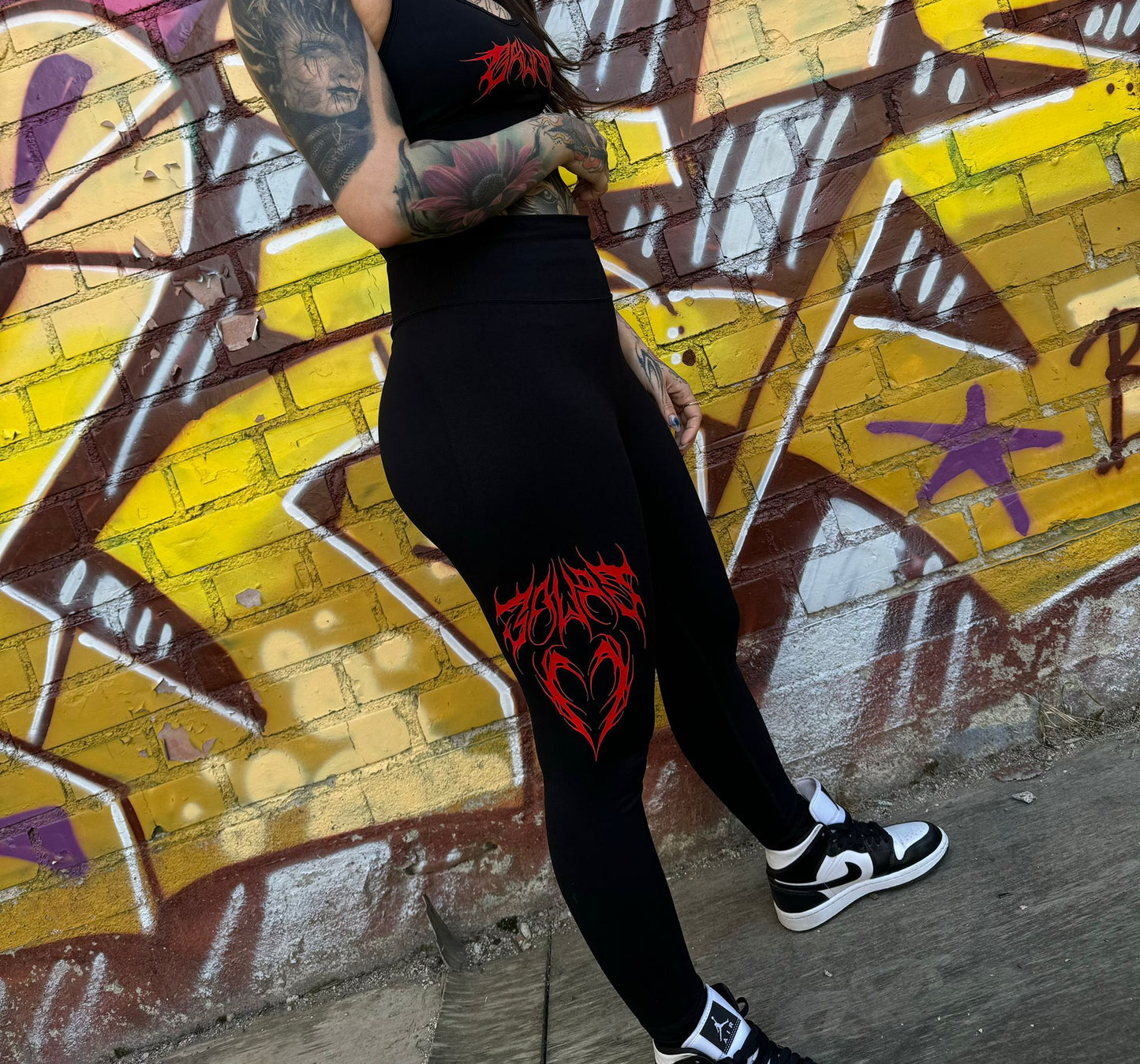Crude Heart Leggings